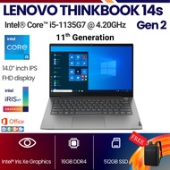 Lenovo ThinkBook 14s Gen 2 Intel Core i5-1135G7 11th Gen | 14" FHD | Slim Laptop | Business Notebook