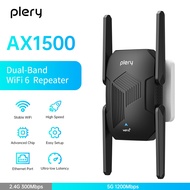 Plery Wi-Fi Range Extender AX1500 Wi-Fi 6 High-Speed  EasyMesh Quick Setup