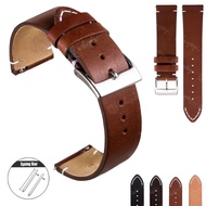 [HOT LXIBHOI4SD 627] 18 20 22mm Men's Genuine Leather Strap Quick Release Wrist Watch Band For Fossil