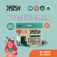 JAIKLA ขนมสุนัขเพื่อสุขภาพ สูตร WAGGING GREEN ควบคุมน้ำหนัก ช่วยเผาผลาญไขมันส่วนเกิน (80g)