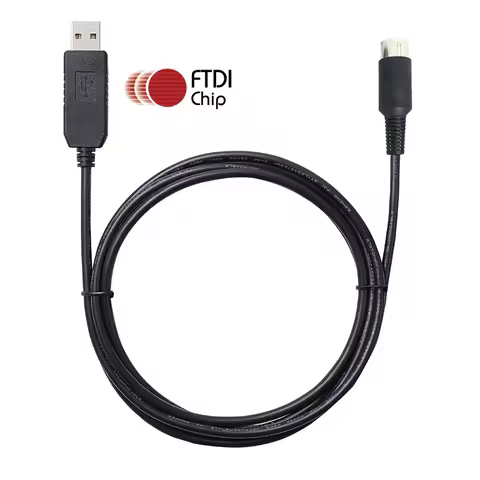 Kenwood IF-232C USB CAT Programming Cable FTDI FT232RL USB Uart TTL to 6-pin Din Plug for Kenwood TS