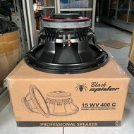 Speaker Kompone Black Spider 15WV-400C 15 in 15 inch 15 inci Voice Coil 4 inch original 1000-2000 wa