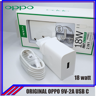 Charger Oppo A16 A52 A53 A54 A5 2020 A92 A9 2020 ORIGINAL ASLI CASAN CAS HP OPPO 18 WATT FAST CHARGI