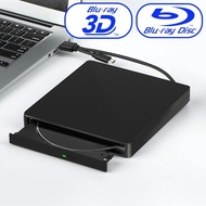 USB3.0/Typ-ec External Blu-ray Player Burner Portable DVD CD Drive supports 3D 25GB 50G Full HD 1080P BD-RW Player