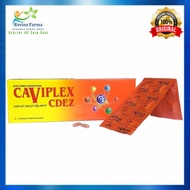 Caviplex CDEZ 1 Strip isi 10 Kaplet Vitamin C, D3 400IU, E & Zinc