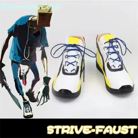 Faust Guilty Gear STRIVE Cosplay Shoes Boots Game Anime Halloween Christmas RainbowCos0 W3391