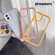 Candy Color Border Shockproof casing  For iPhone 15 14 13 12 11 Pro Max XR X XS Max 7 8 Plus Clear B