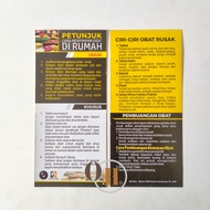 Flyer How to Store Home Medicine - Flyer Chinsibu - Pharmacy Flyer - Antibiotic Flyer