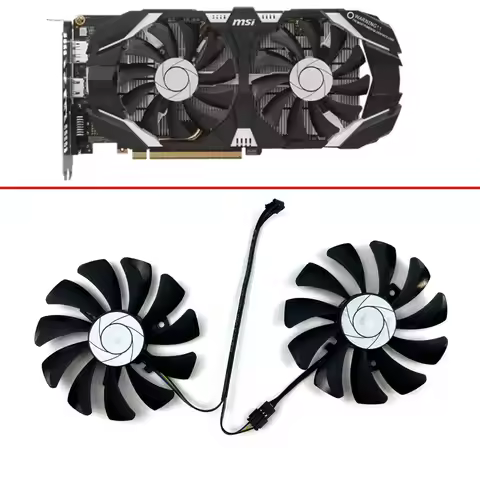 85MM HA9010H12F-Z DC 12V 0.57A 4Pin GTX1060 GPU Fan For MSI GTX1060 OC 6G GTX 960 P106-100 P106 GTX1