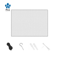 Cat Netting Balcony Cat Balcony Net Cat Anti-Fall Fence Net 10x13ft Steel Wire Reinforced Balcony Sc