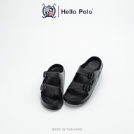 Hello Polo รองเท้าแตะแบบสวม สายคาดคู่ รองเท้าแฟชั่น  รองเท้าสำหรับผู้ชาย ผู้หญิง EVA เบาสบาย พื้นนุ่