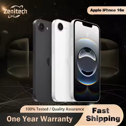 Original Apple iPhone 16e 128GB/256GB Dual e-SIM 6.1'' A18 Hexa-Core 5G Face ID iphone 16 e cellphon