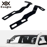 -LED Light Pod Metal Hood Mount Bracket Ditch Hood Light Brackets Accessory for 2016-2020