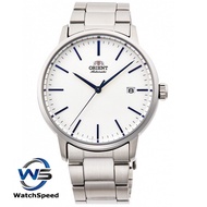 Orient RA-AC0E02S Automatic Japan Movt White Dial Stainless Steel 100M Men's Watch