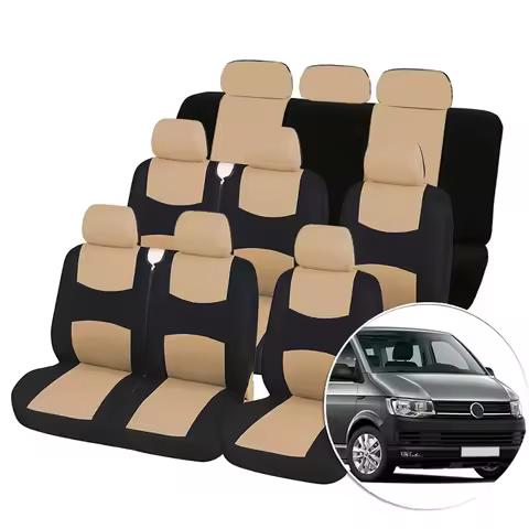 Car Seat Covers For transporter t5 Seat Covers Protector 2+1 For Auto-schmuck (VII Bus 9 p2)