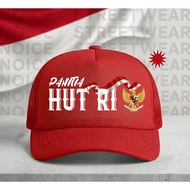MERAH Red children's baseball cap. red children's hat. independence hat. Indonesian Independence hat