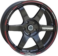 XVBNMX 2PC TE37 17 Inch 5x112 Alloy Racing Wheels Rims Compatible for Mercedes C E S Class CLA GLK S