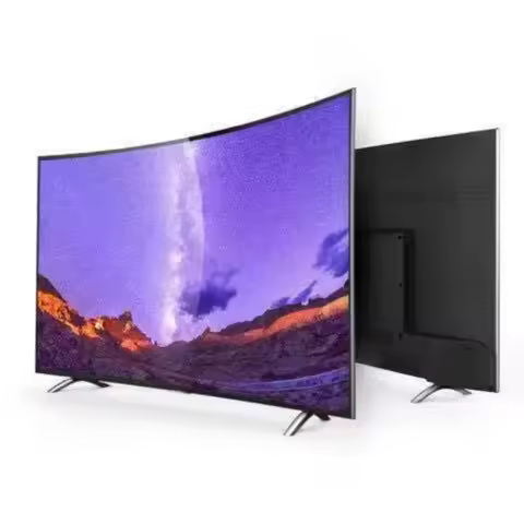 New Style Android Television Tv Home Applian Slim Flat 4K Curved50 75 100 Inch Smart Tv