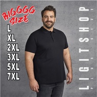 MenLisa SIZE Collar Shirt 10XL 7XL 6XL 5XL Baju Kolar Men Oversized BIG Szie Kosong
