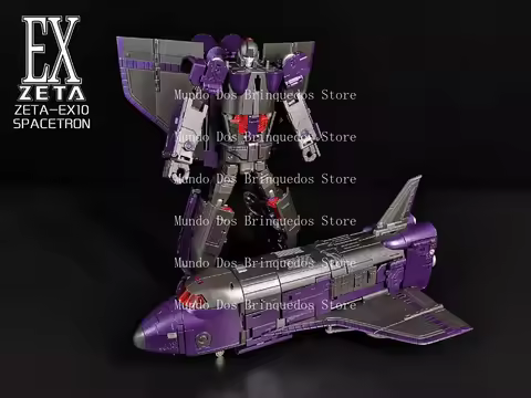 Transformation Zeta Toys EX-10 EX10 EX-10B EX10B Spacetron Astrotrain Metallic Version Action Figure