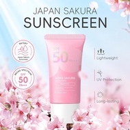 Laikou Sakura Face Sunscreen Waterproof Refreshing Pa+++ Block Sun And Skin Spf50 Care 50g H8l9
