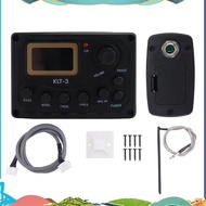 4 Band EQ Equalizer -3 Acoustic Guitar  EQ Preamp with Digital Tuner Guitar Pickup