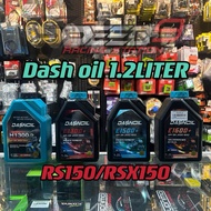 DashOil Ester+ E1500+ 4T 15w50 1.2L semi Synthetic Engine Oil Minyak Hitam Motor H1300 E1300+ E1600+