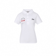 FILA GOLF 女短袖圓領POLO衫-白色 5POY-2125-WT