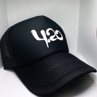 TOPi Trucker Net 4.20 420 4 20 four twenty fourtwenty plain custom indonesia men women distro