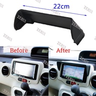 ZR For 22cm Car GPS Navigation Sun Shade Cover DVD Radio Hood Anti Glare Visor Shield