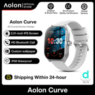 Aolon Curve สมาร์ทวอทช์หน้าจอโค้ง หน้าจอ 2.01 นิ้ว กันน้ำ IP68 โทรออก/รับสาย บันทึกจำนวนก้าว/ก้าว/แค