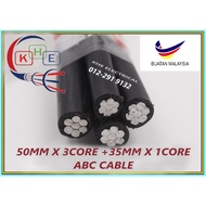 ABC CABLE 50MM X3CORE & 35mmX 1CORE ABC CABLE (loose cut)