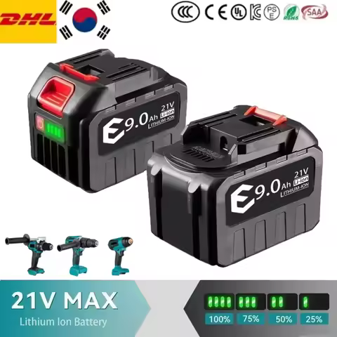 18V 21V MAX Rechargeable Battery 928VF 9000mah Li-ion Battery BL1850B BL1830B BL1430B for Makita 21V