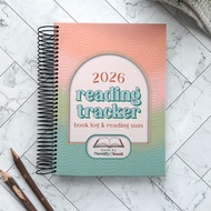 2026 Reading Tracker · Full Color, Spiral-Bound Hardcover Journal · Reading Log, Bookish Goals, & Ga