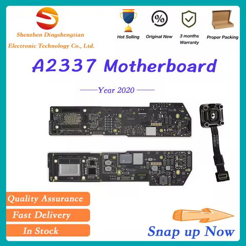 For MacBook Air 13" M1 A2337 Motherboard EMC 3598 Ram 8GB 16GB SSD 256GB 1TB Logic Board With Touch 