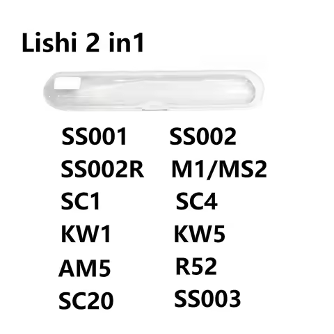 Lishi 2 in 1 2in1 lishi SS001 SS002pro KW1 KW5 SC1 SC4 R52 AM5 M1/MS2 SS002R SC20 Decodr
