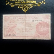 Uang kuno De Javasche Bank 2,5 rupiah Gulden 1948 seri Federal