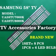 SAMSUNG UA58TU7000K UA58TU8000K 58" TV LED BACKLIGHT UA58TU7000 UA58TU8000 58TU7000K 58TU8000K 58TU7