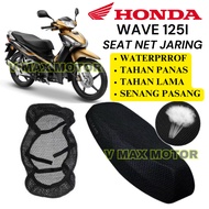 Honda Wave125i / Future 125 Motorcycle Seat Cover Net Jaring TEBAL Motor Duduk kusyen Seat Jaring Fu