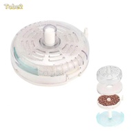 TOBE2 Fish Tank Filter, Sponge Submersible Aquarium Filter, Mini Filter Round Shape Ultra Thin Mini 