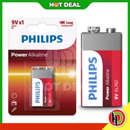 Hotdeal Philips Power Alkaline Battery 1 X 9V (1 Battery/Pack) Remote Control Battery 9V Battery Ala