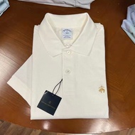 U.S. Áo Thun Polo Brooks Brothers Brooks chính hãng màu Trơn Áo thun có ve áo cotton tay ngắn cổ điể