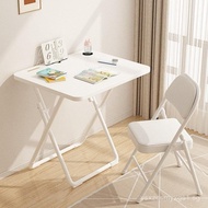 Folding Table 60*40/60cm None-Assembled Foldable Dinning Table Side Table