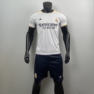 ชุดฟุตบอล ชุดกีฬา ชุดออกกำลังกายผู้ใหญ่ ทีม Real Madrid เสื้อ+กางเกง เกรด A
