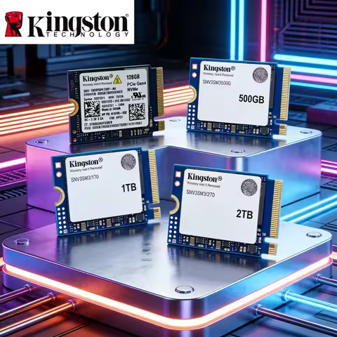 Kingston OM3 128GB/256GB & NV3 500GB 1TB 2TB M.2 2230 PCIe 4.0 NVMe SSD | Up to 6000MB/s-Stream Deck