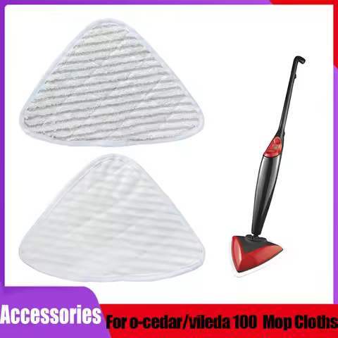 Quality Microfiber Steam Mop Pad,Steam Cleaner Parts Triangle Replacement Cloths for o-cedar/vileda 
