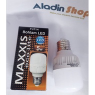 5W 5watt LED Bulb Lamp 5watt Maxxis Maxis E27 white color bedroom e27 led bulb