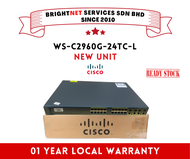 [READY STOCK] NEW UNIT Cisco WS-C2960G-24TC-L Cisco Catalyst switch 2960 24 Port 10/100/1000 4 T/SFP
