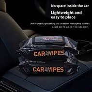 80/15pcs Car Interior Cleaning Wet Wipes - For Leather Cleaning & Care, Stain Removal, No Residue, C