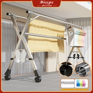 Sampayan Stainless Steel Rack Clothes Foldable Drying Rack Laundry Rack Sampayan Indoor Outdoor Rack